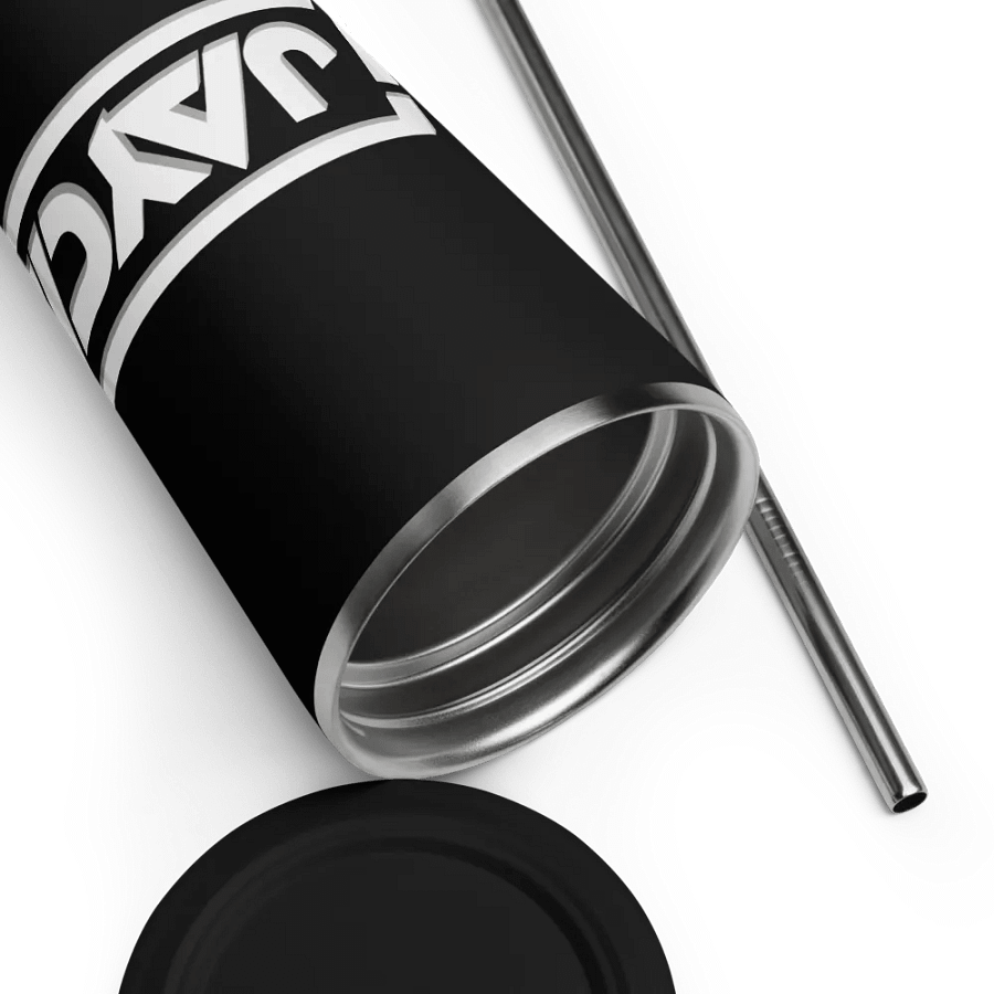 Dj JayCan Insulated Tumbler with a Straw Black product image (12)