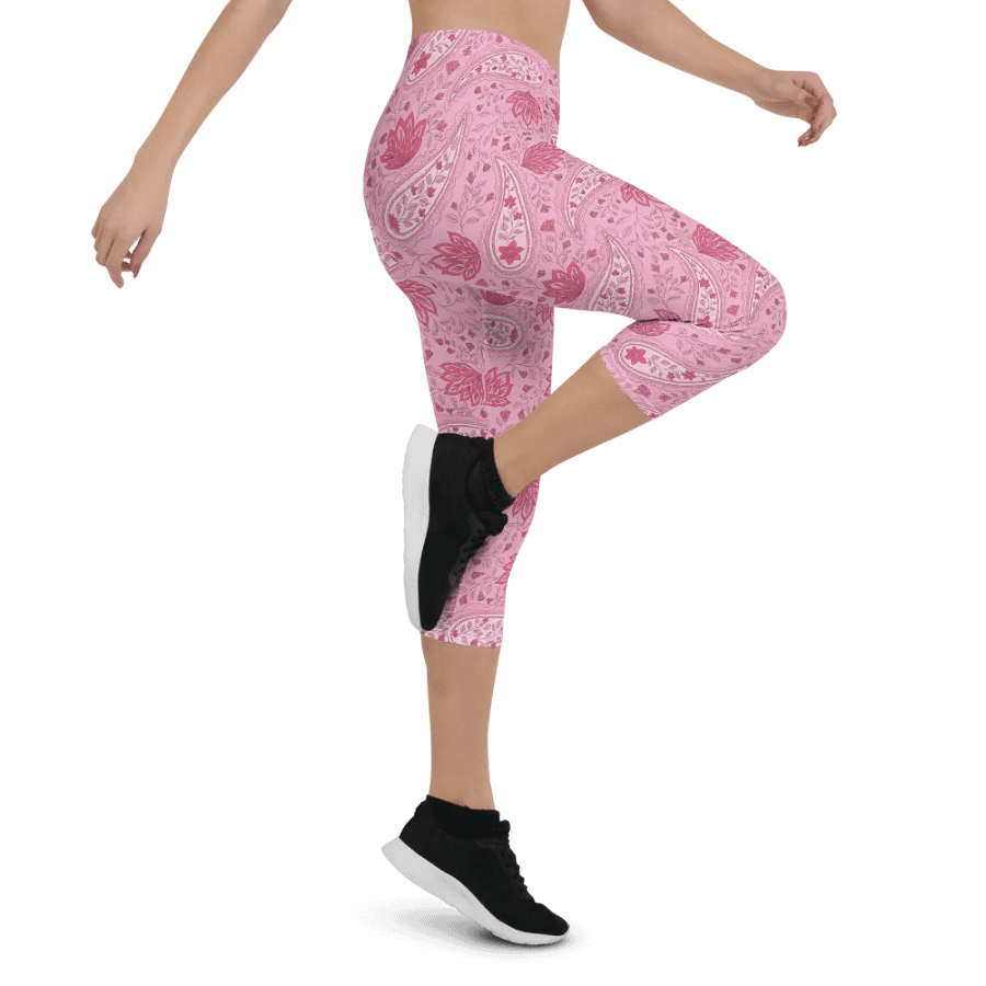 Rosewater Paisley | Capri Leggings product image (4)