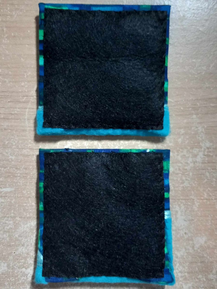 Set of 2 Forest Embroidery Squares product image (6)