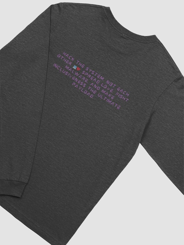 Spread Love, Fight Malware Long Sleeve Tee product image (2)