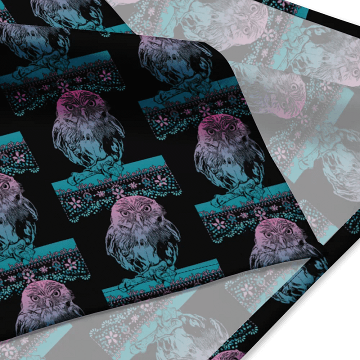 KC, The Vibe (owl), Black Bandanna product image (4)
