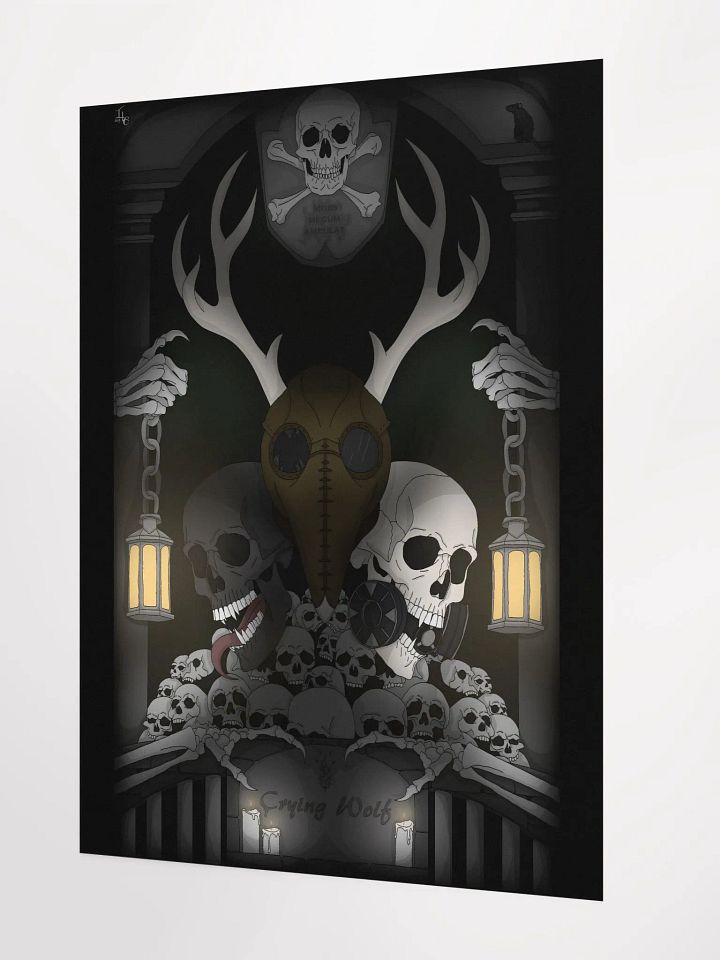 "Mors Mecum Ambulat" Plague Runners Poster product image (4)