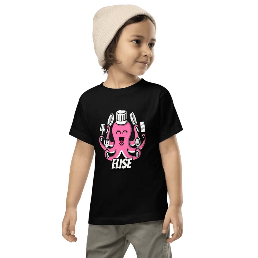 Elise's Octo-Chef Toddler T-Shirt product image (10)