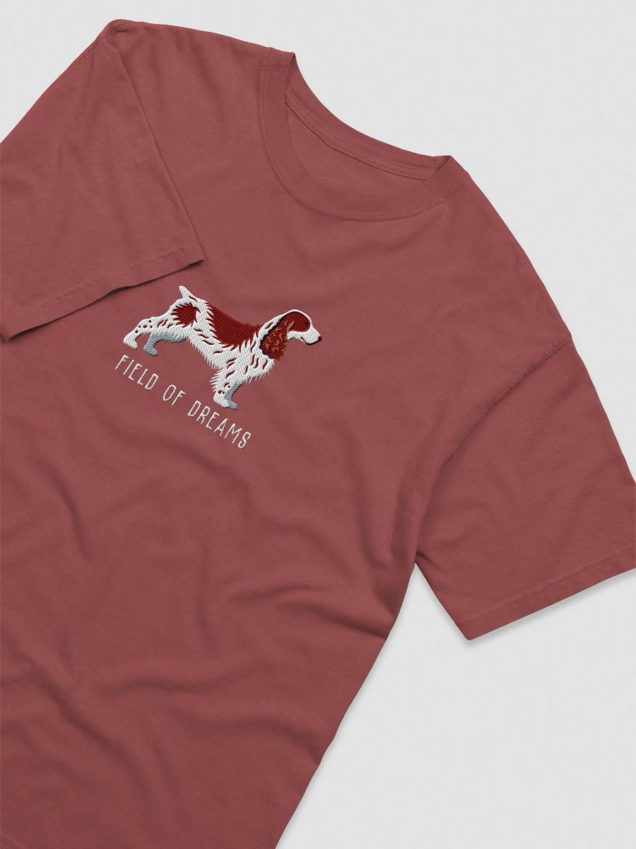 Field of Dreams T-Shirt(Embroidered) of a Field Spaniel(Liver & White) product image (11)