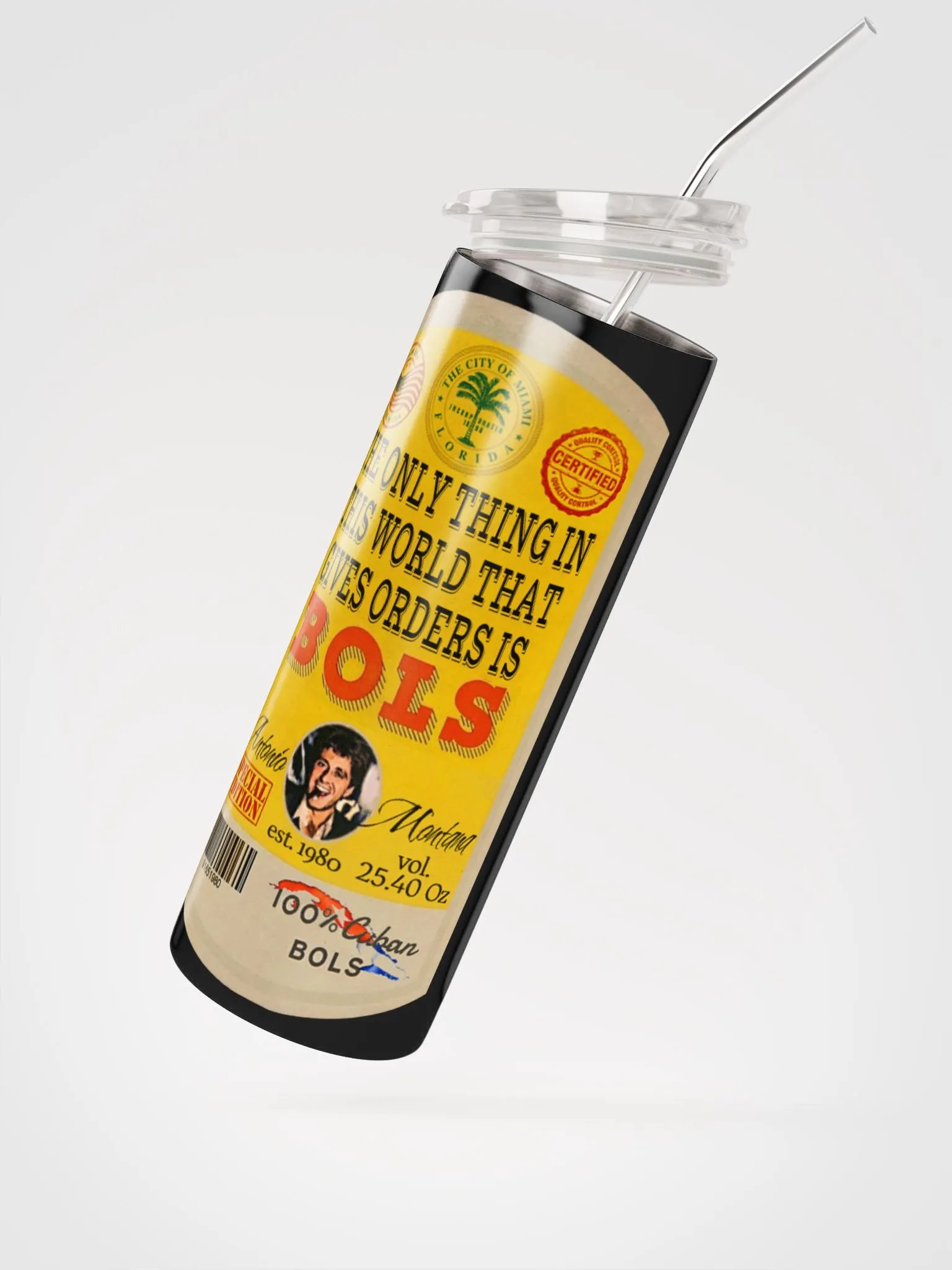 Antonio Montana's BOLS Gin Stainless Steel Tumbler product image (2)