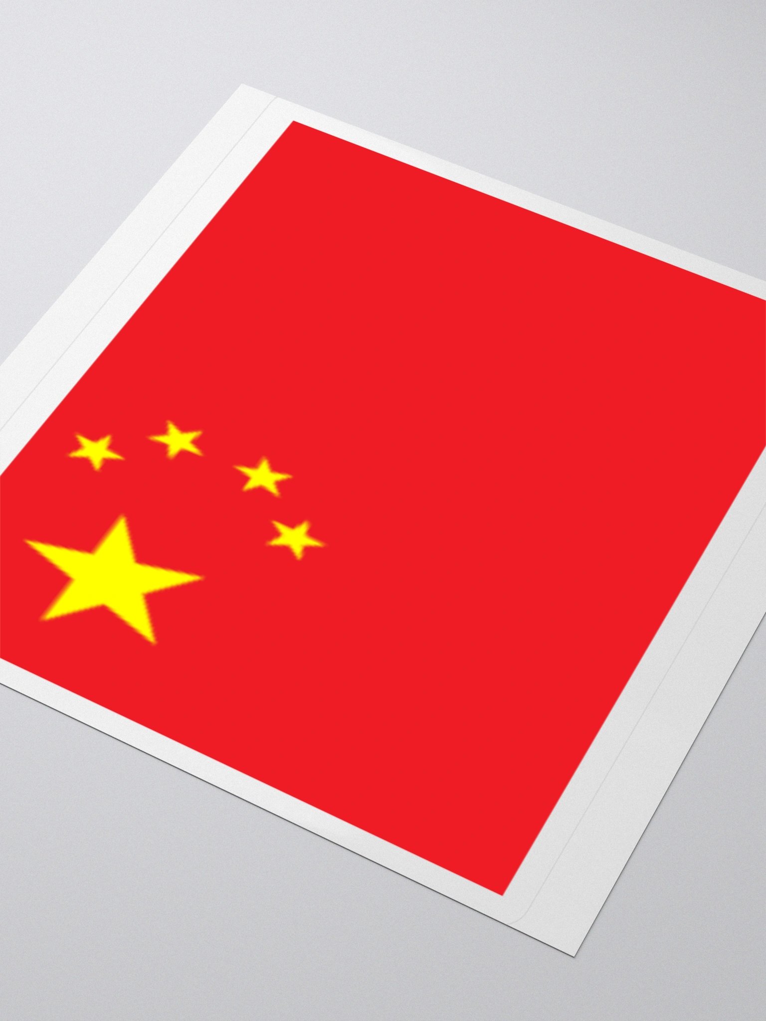 China Flag Sticker | Five Stars Design | Durable Vinyl | 3 Sizes product image (8)