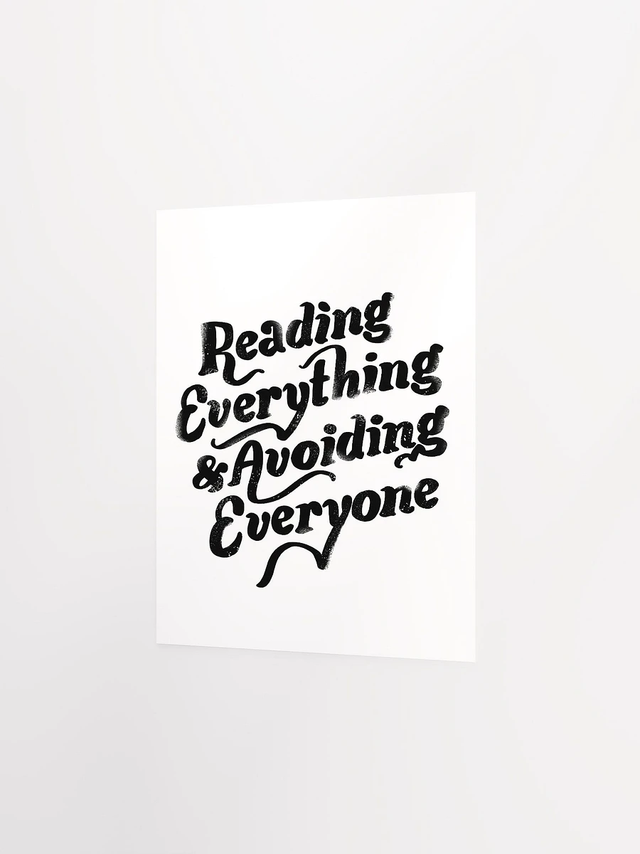 Reading Everything Art Print product image (9)