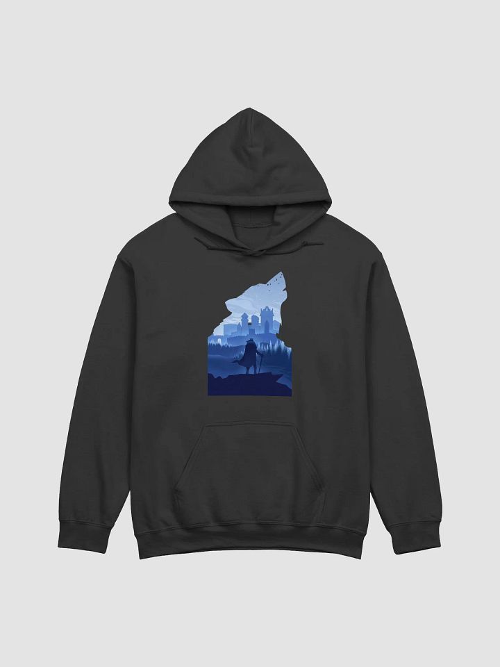 Game Of Thrones House Stark Wolf Silhouette Hoodie product image (8)