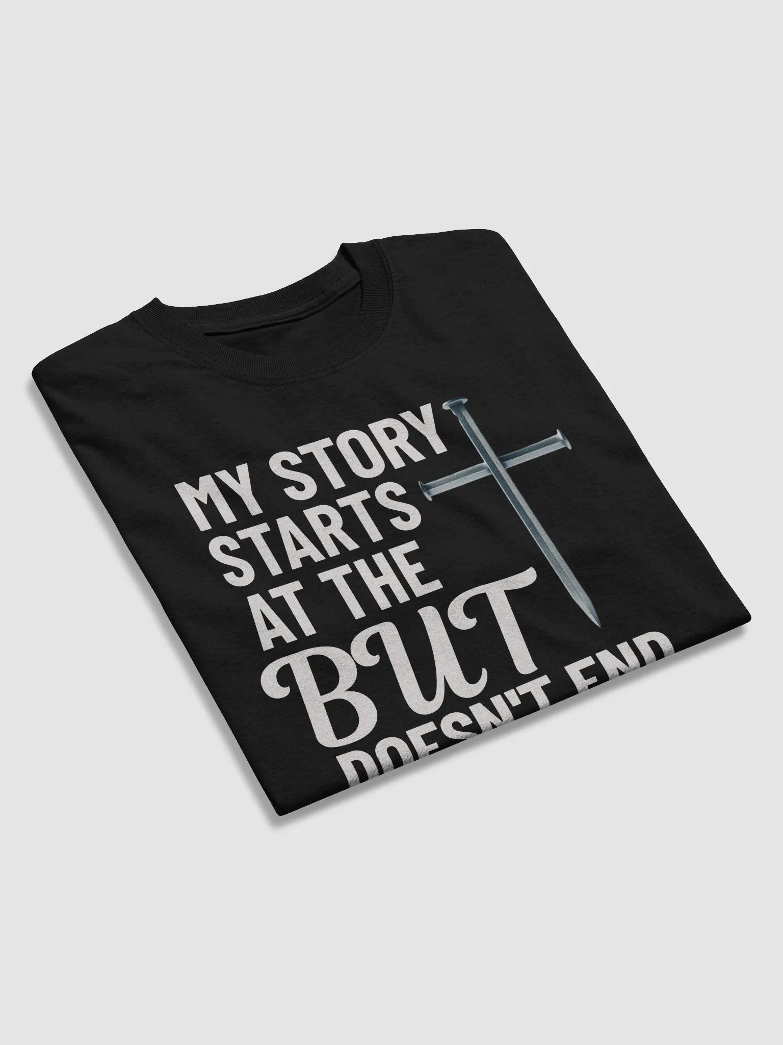 My Story Starts at the Cross – Faith Journey T-Shirt product image (47)