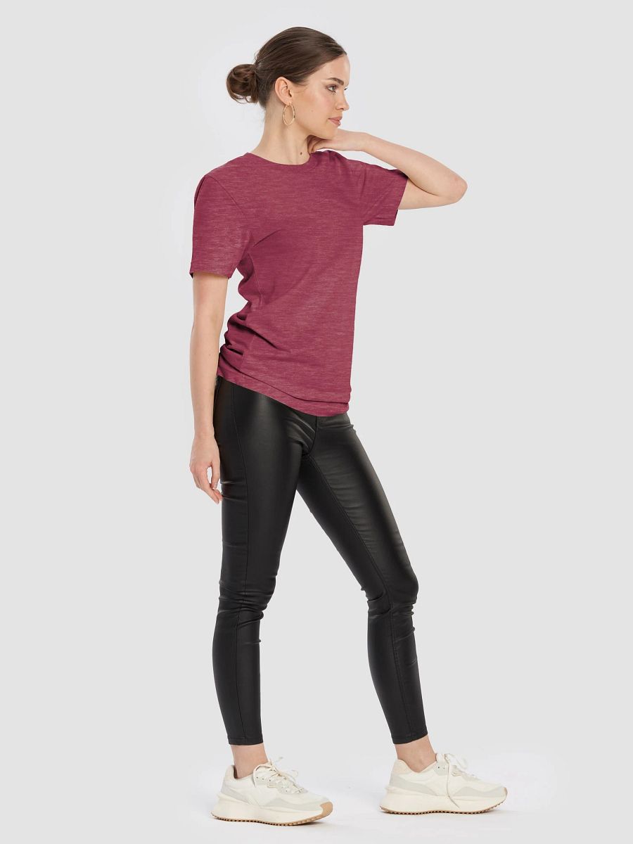 Plain Color Heather Raspberry T-Shirt product image (3)