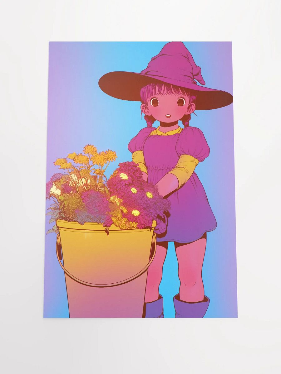 Whimsical Flower Girl Poster product image (1)