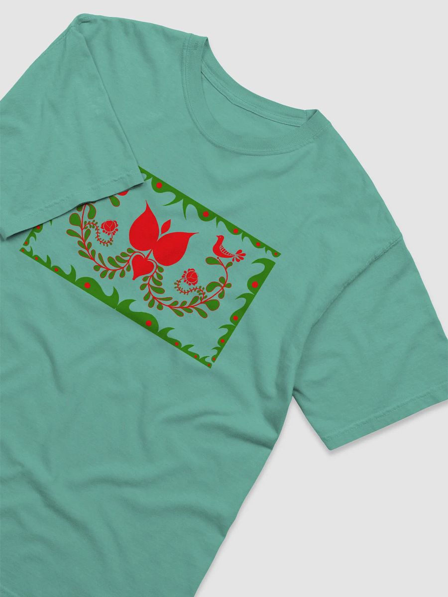 Hungarian Green Folk Art T-Shirt product image (3)