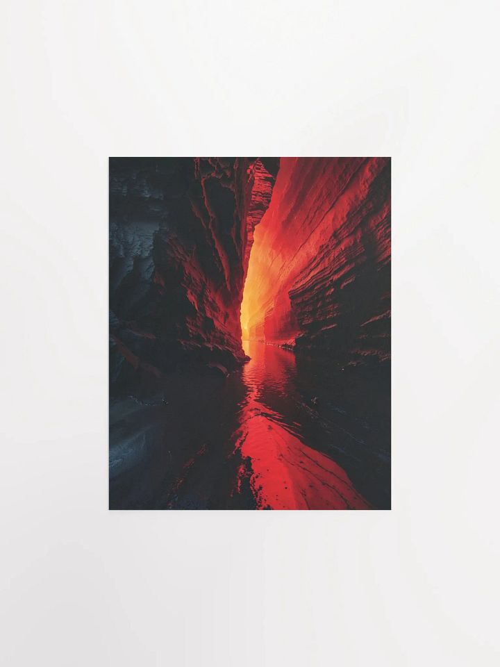 Fiery Canyon Glow Poster product image (8)