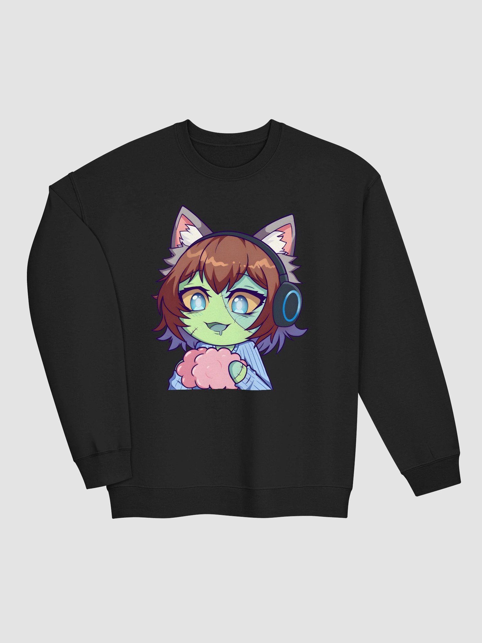 Zombie Cat Men's Sweatshirt product image (3)
