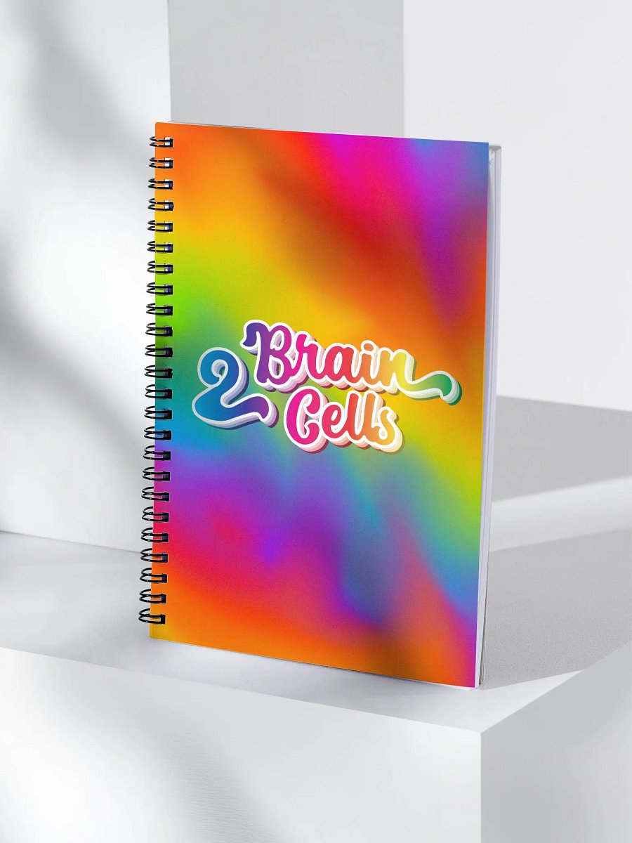 2 Brain Cells Rainbow Notebook product image (4)