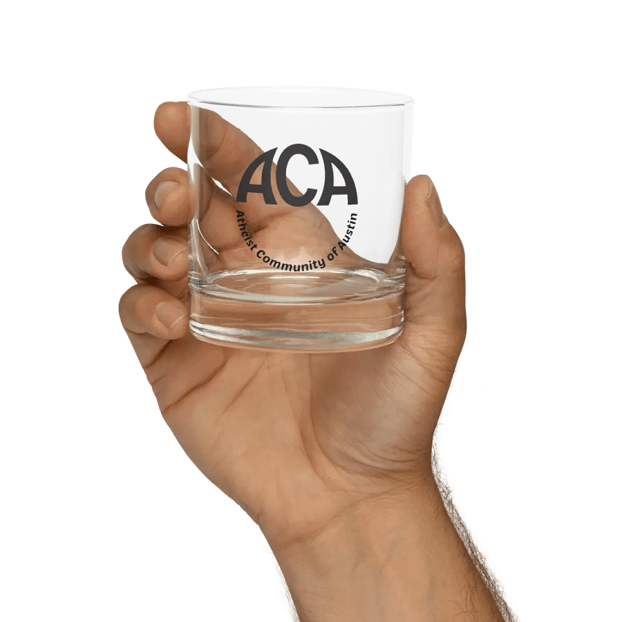 The Atheist Community of Austin Rocks Glass product image (9)
