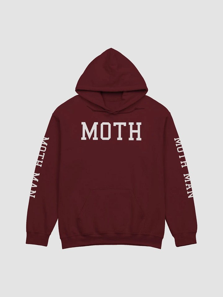 (2 sided) Moth Man classic sleeve print hoodie product image (2)