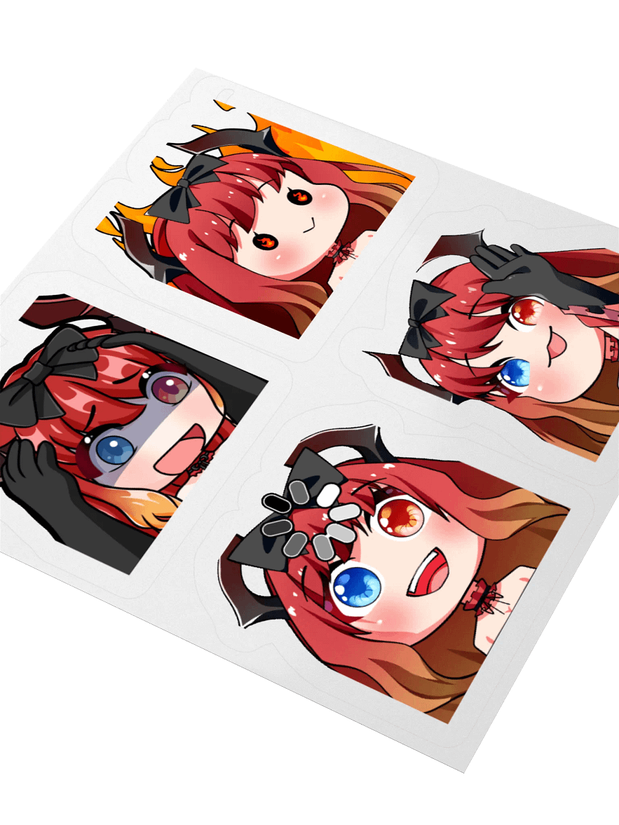 ScarLight Crimson Emotive Sticker Set product image (8)