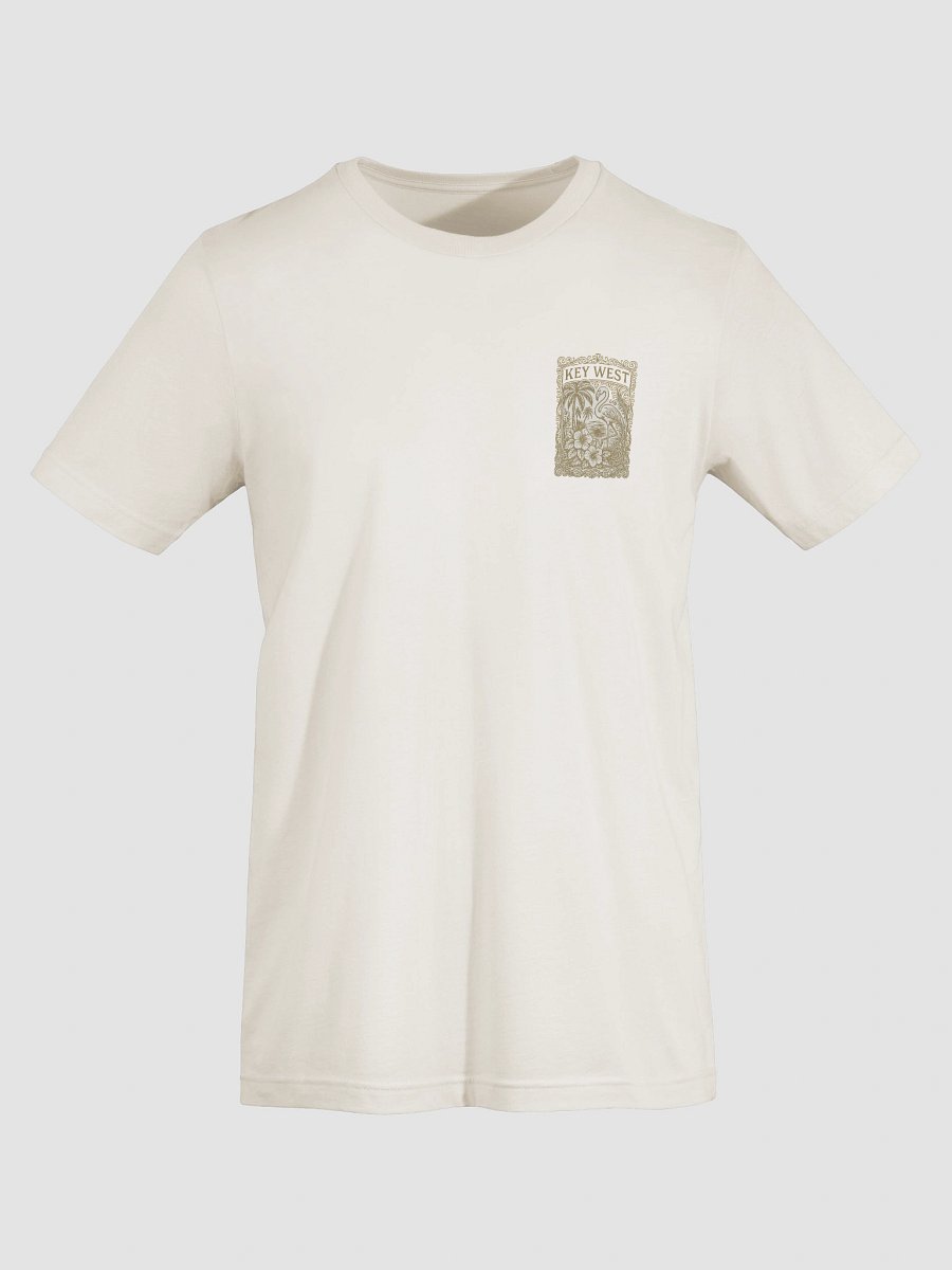 Key West Tropical T-Shirt Ultra Soft Tee with Flamingo and Hibiscus product image (7)
