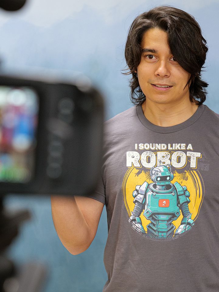 I Sound Like A Robot Tee V2 A product image (1)