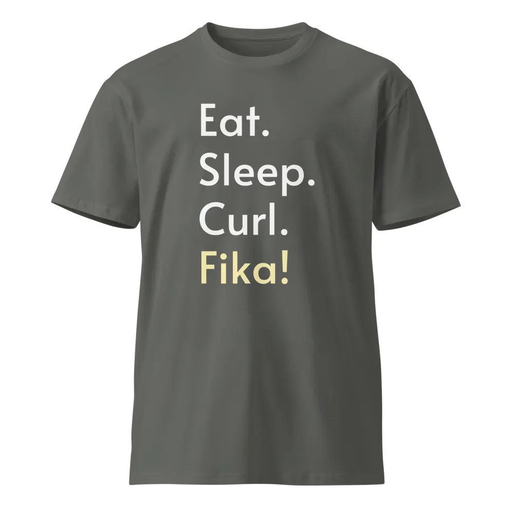 Fika Tee - Charcoal product image (1)