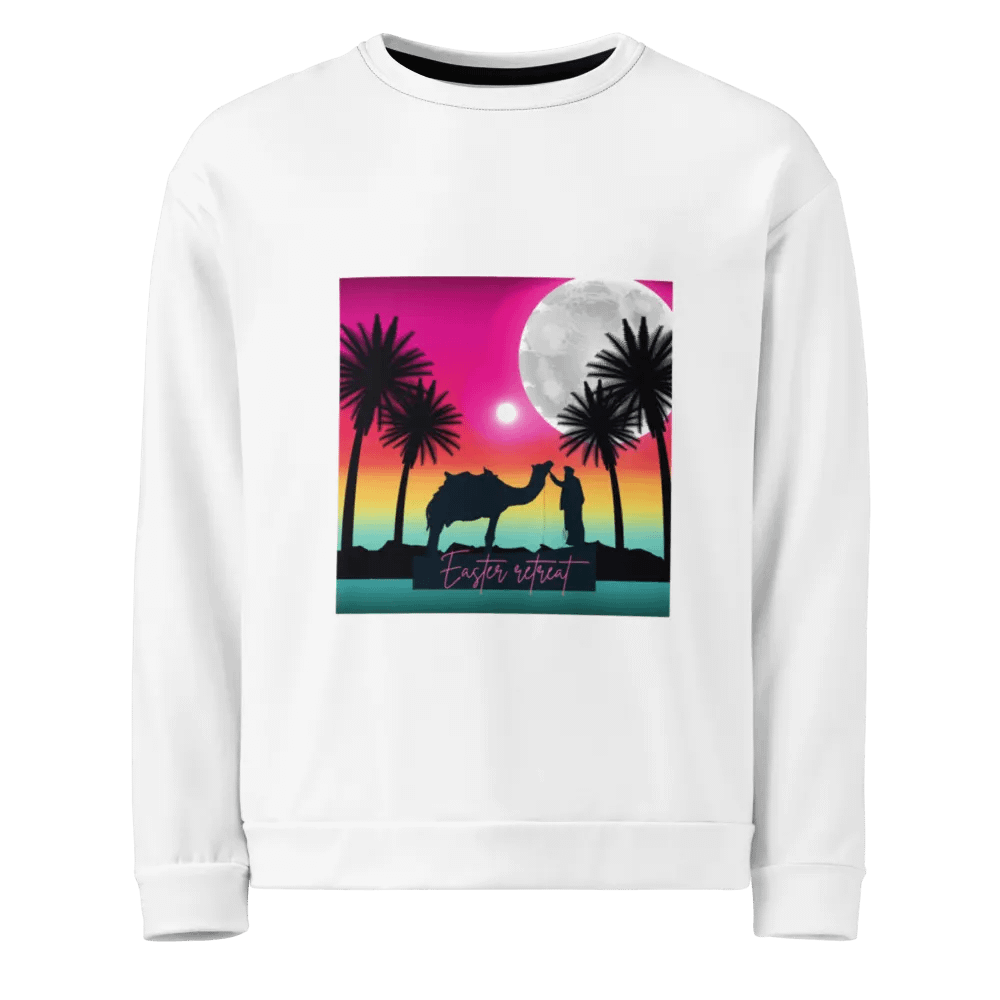 Moonlit Camel Retreat Unisex Sweatshirt product image (1)