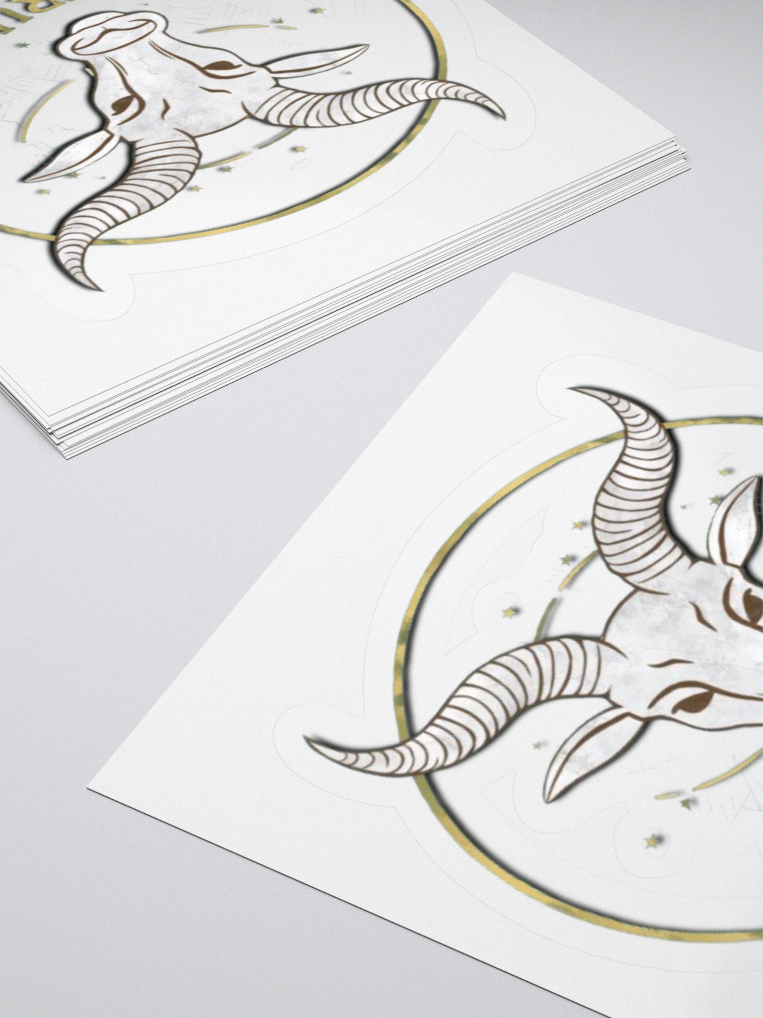 Taurus Zodiac Sticker - Exclusive Bull Design | TDS Music product image (10)