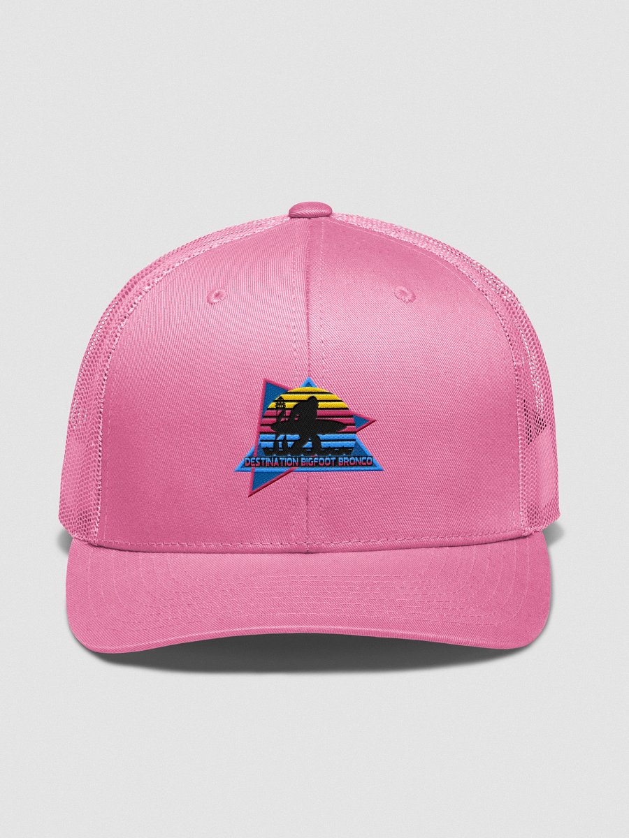 Retro-Inspired Original Pink Trucker Cap product image (1)