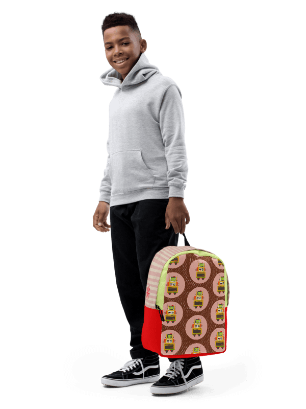 Bungalow the Atomic Robot - Backpack Yellow and Pink Stripes product image (3)