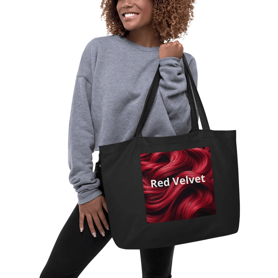Red Velvet Tote Bag / Amy Velvet Fan Bag product image (5)