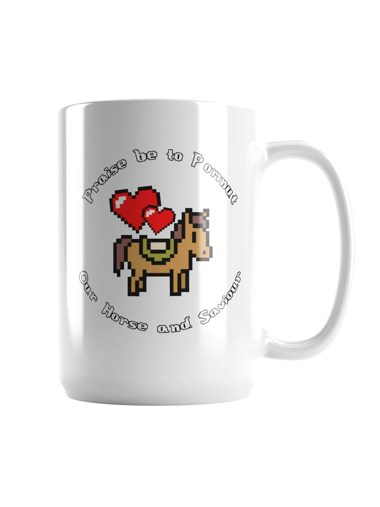 Praise be to Pomnut Mug - White 15oz product image (1)