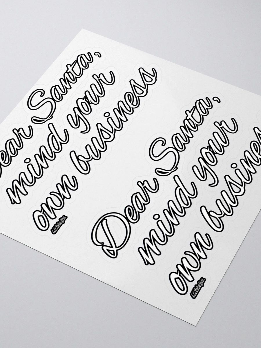 DEAR SANTA, MIND YOUR OWN BUSINESS product image (9)