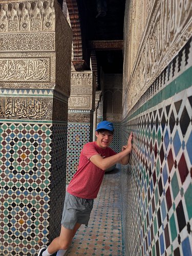 Milo Bass Rush having an awesome time in Morocco