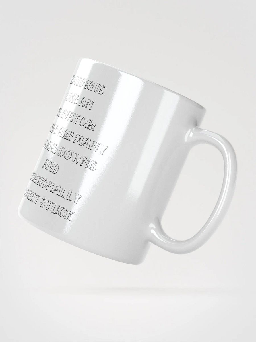 Dating Is Like An Elevator Funny White Mug product image (10)