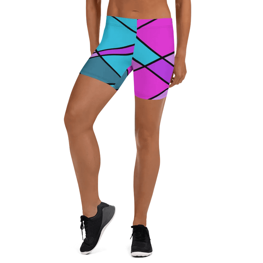 Modern Cool Multi-Colored Geometric Shorts product image (6)