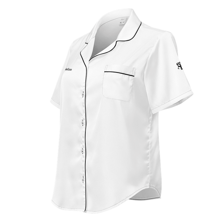 GRWM Glamfam Silky Short Sleeve Sleepwear Top product image (1)