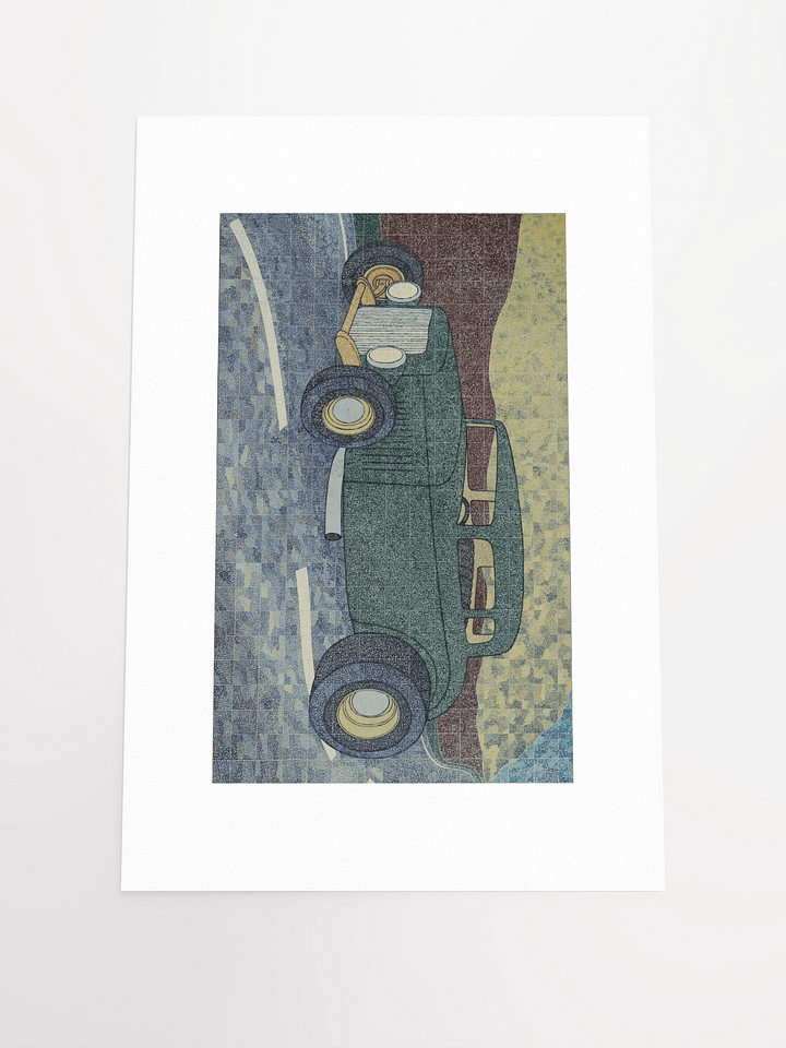 Green Hotrod Print product image (2)