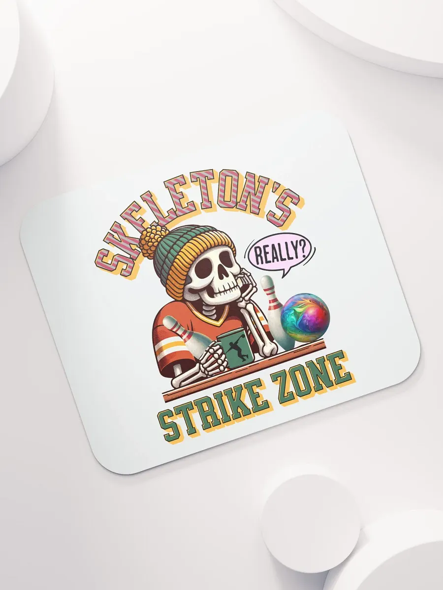 Skeletons Strike Zone Bowling Really Mouse Pad product image (5)