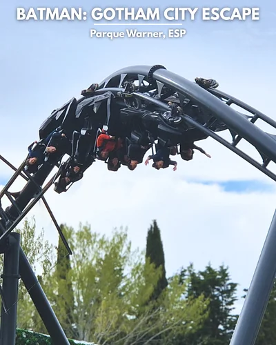 Coaster of the day! - Batman: Gotham City Escape at Parque Warner 🎢