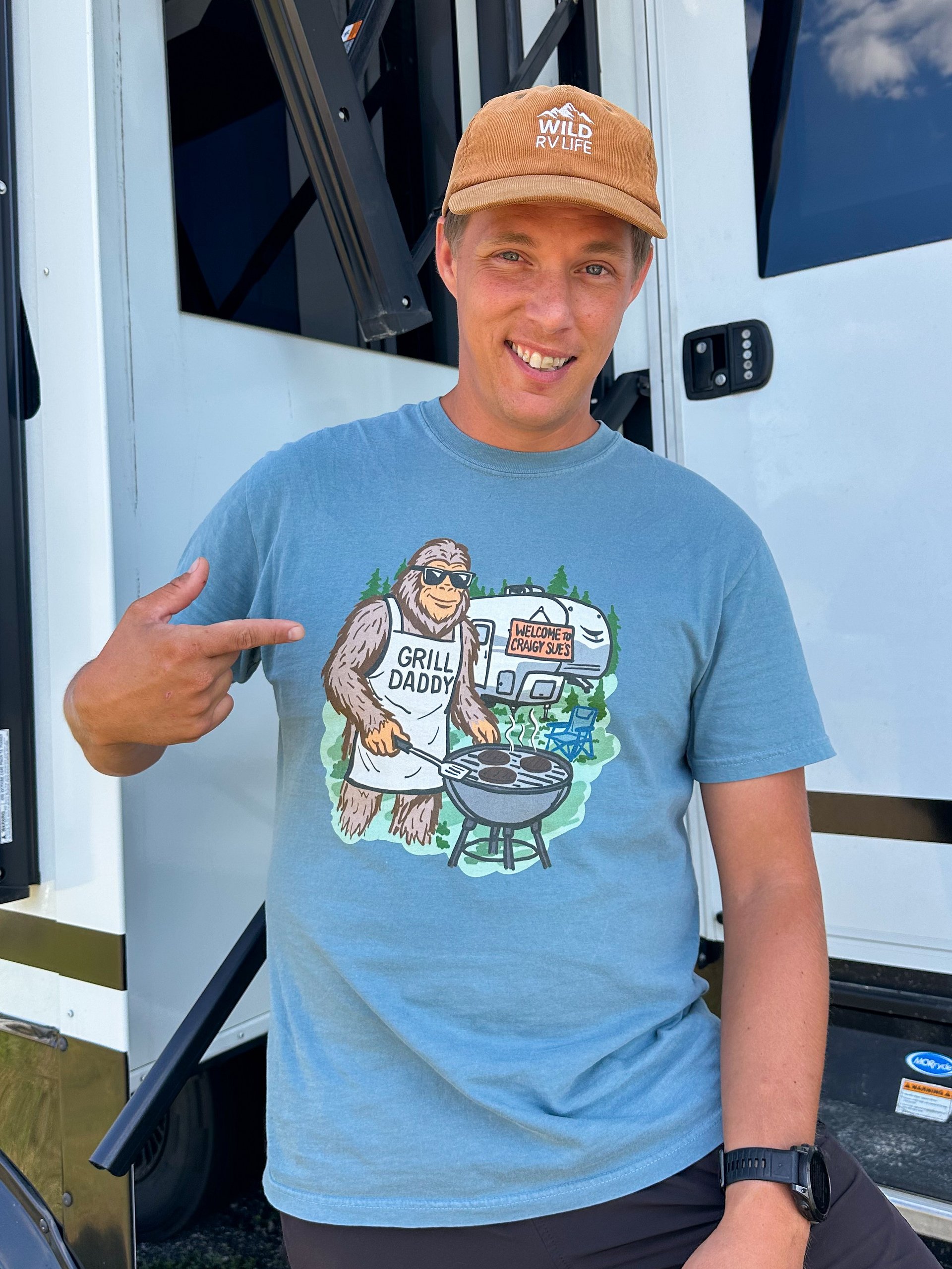 Bigfoot Camping T-Shirt product image (1)