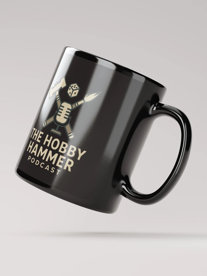 The Hobbyist's Black Glossy Mug product image (4)