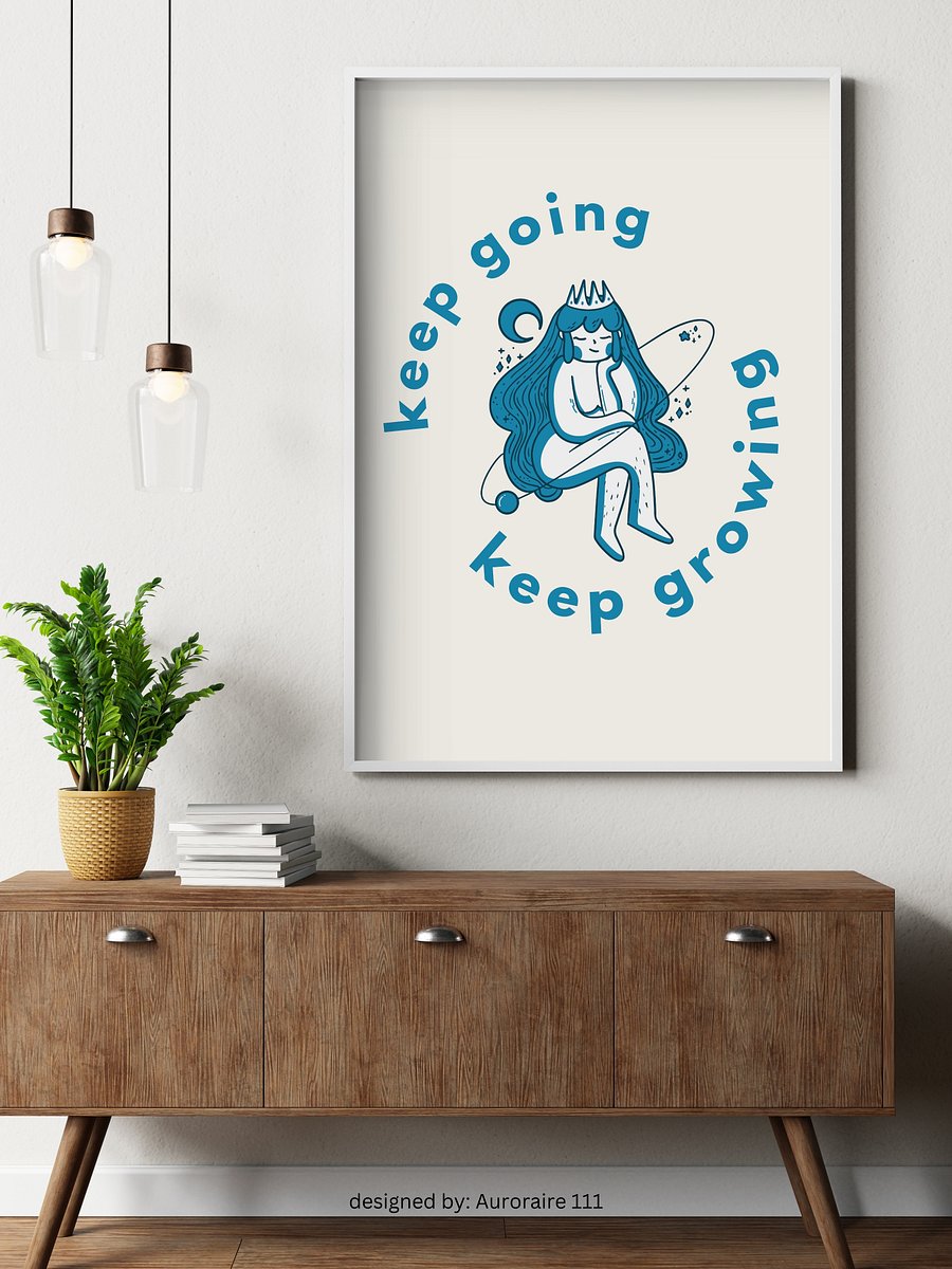 Keep Going - Printable Wall Art | Digital Poster Download | Multiple Sizes Included product image (7)