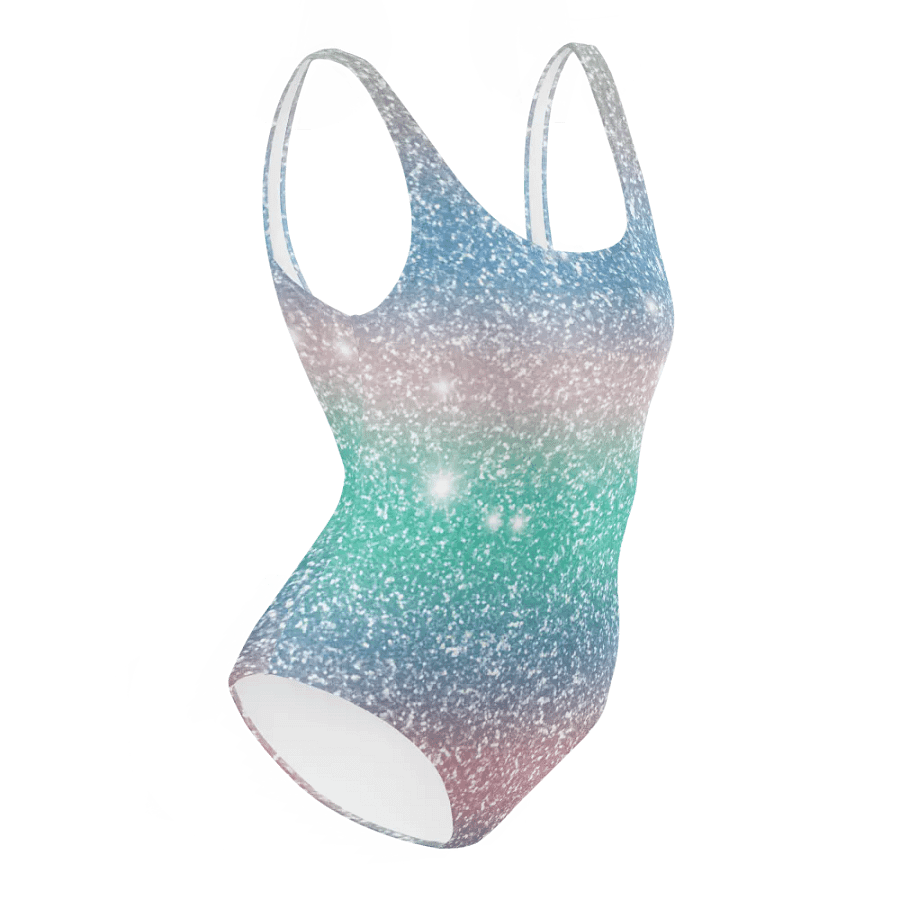 Glitter Unicorn Texture Design One Piece Swimsuit (5) product image (12)