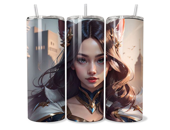 Ahri - League of Legends Tumbler - 20oz Stainless Steel product image (1)