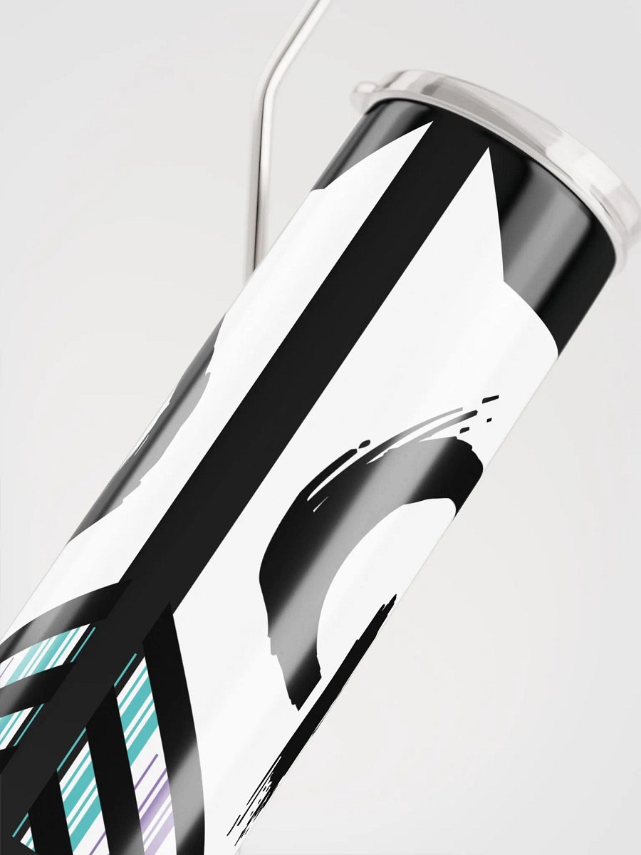 OptimusProcrastinus PowerUP Tumbler (White on Black) product image (5)