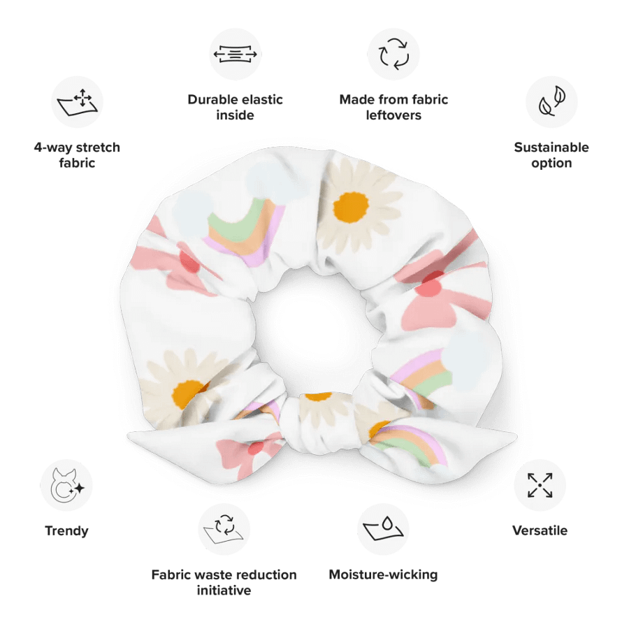 Rainbow Dreams Eco-Friendly Scrunchie product image (12)