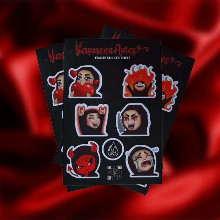 Emote sticker sheet product image (2)