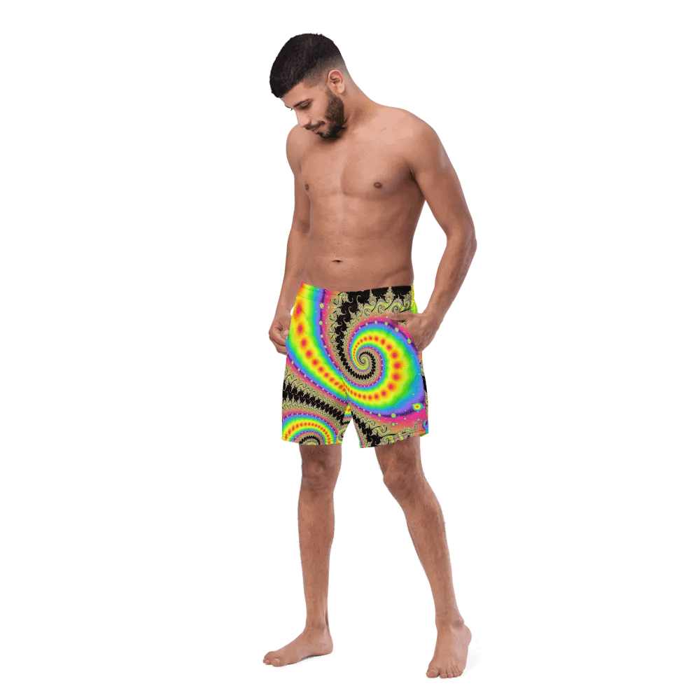 Fractal Swim Shorts - Pink Lemonade and Candy Twists product image (6)