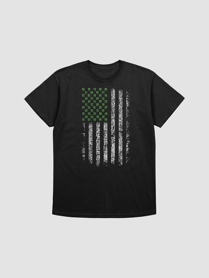 Shamrock Stars & Stripes Tee: St. Paddy's Patriotic Pride! product image (2)