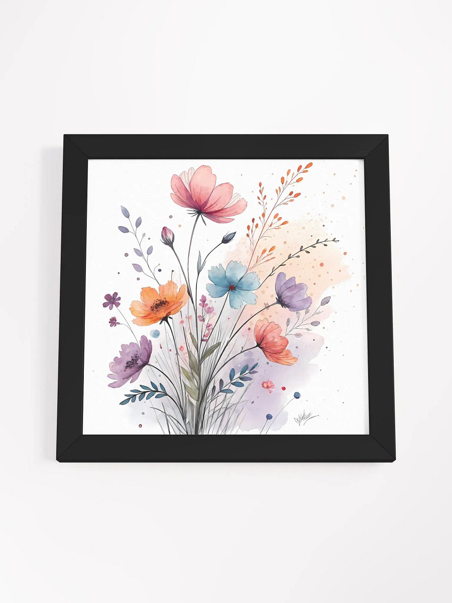 Whimsical Wildflower Watercolor Poster product image (53)